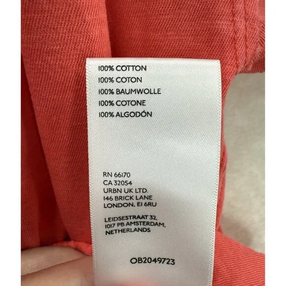 Anthropologie Pilcro Jordyn Perfect Oversized Cotton Slub Tee Size Large - Picture 6 of 7